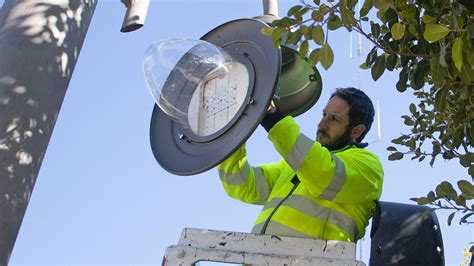 Nuevas Luminarias LED Cofinanciadas Con Fondos FEDER IDAE Ajuntament