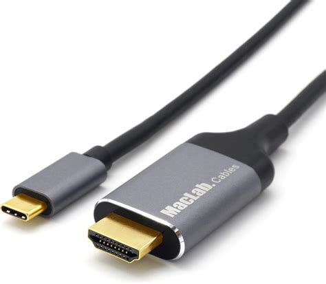 Amazon Maclab Usb Type C Hdmi 変換 ケーブル 5m Thunderbolt3 Hdmi ブラック オス