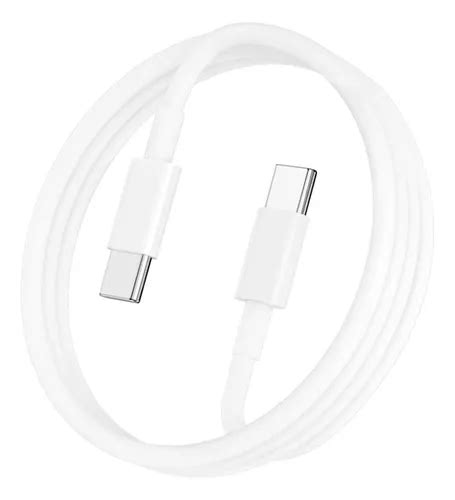 Cable Cargador Para IPhone 15 Tipo C A Tipo C 1 Metro