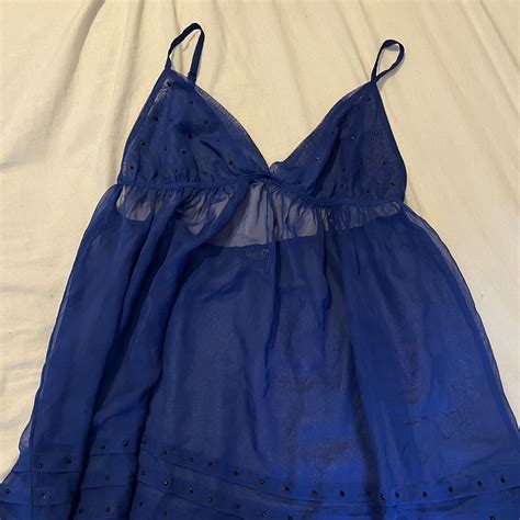 Vintage La Senza Lingerie Dress With Black Depop