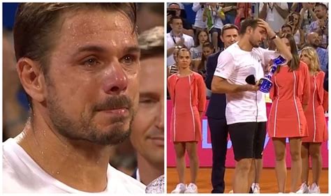 Stan Wawrinka Breaks Down In Tears During Emotional Speech After Losing