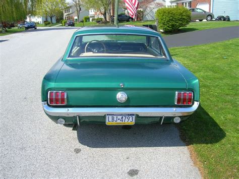 1966 Ford Mustang Ivy Green Metallic With Parchment Interior No