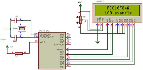 LCD interfacing with PIC16F84A using CCS PIC C compiler