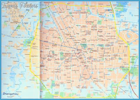 Zhengzhou Map - TravelsFinders.Com