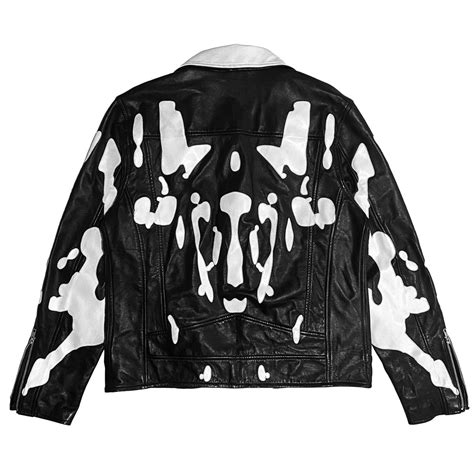 nijānanda on Twitter RT GNAIRDA Pareidolia Rorschach Leather Jacket