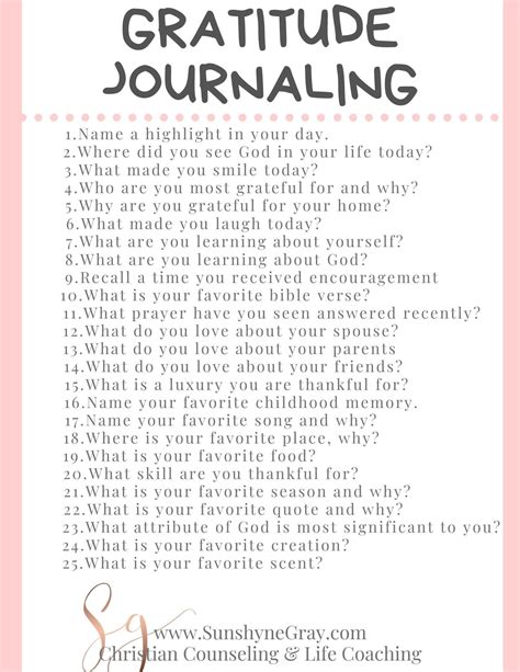 What Is Gratitude Journal Questions