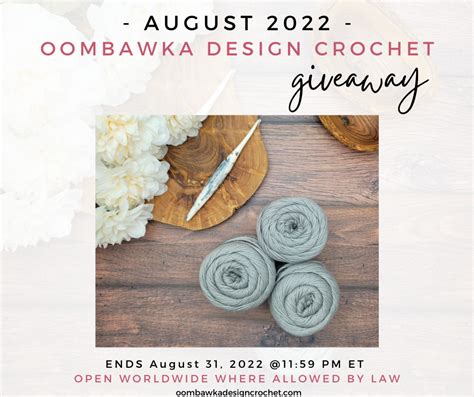 August Crochet Giveaway