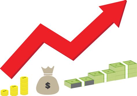 Income Increase Strategy Icon Financial Success Concept Icon Money