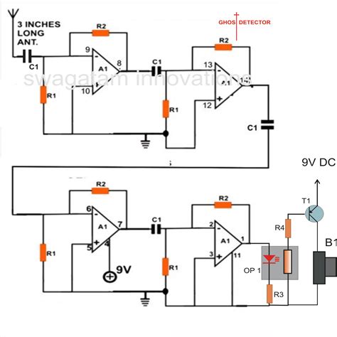 Ghost Meter Circuit Diagram The Ghost Meter Pro Paranomal An