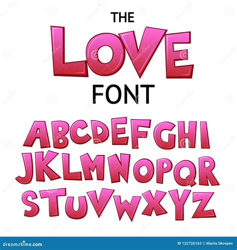 Bright Cartoon Colorful Comic Graffiti Doodle Font Love Alphabet