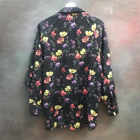 Aritzia Talula Oversized Floral Shirt Silk Cotton Gem