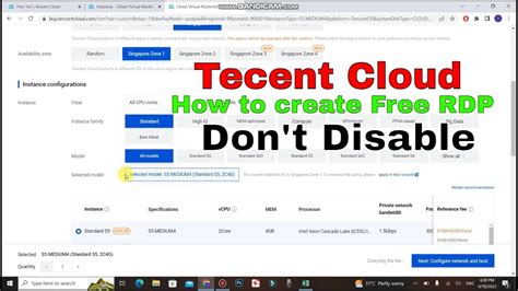 How To Create Rdp Tencent Cloud Free Rdp Without Any Paying System