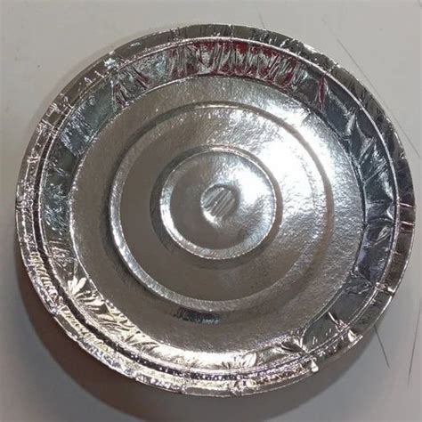 Inch Silver Foil Paper Plates At Rs Piece Silver Paper Dish