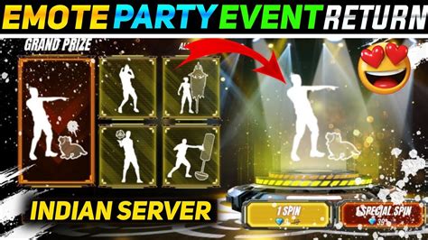 Emote Party Event Kab Aayega Free Fire New Event Emote Party