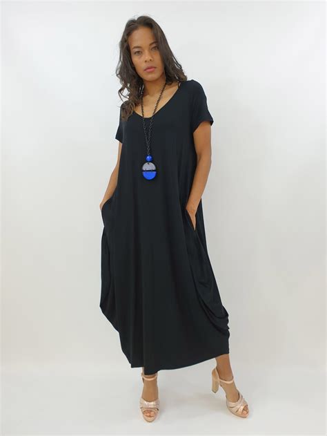 Vestido Globo Negro V12483N - Banes Moda | Tienda Ropa Mujer Online