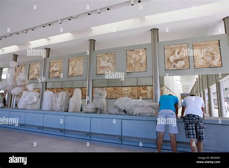 greece athens plaka the new acropolis museum Stock Photo - Alamy