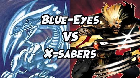 Blue Eyes Vs X Saber Yu Gi Oh Edison Format Youtube