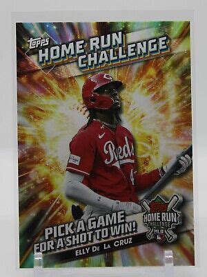 Topps Series Home Run Challenge Elly De La Cruz Hrc Reds