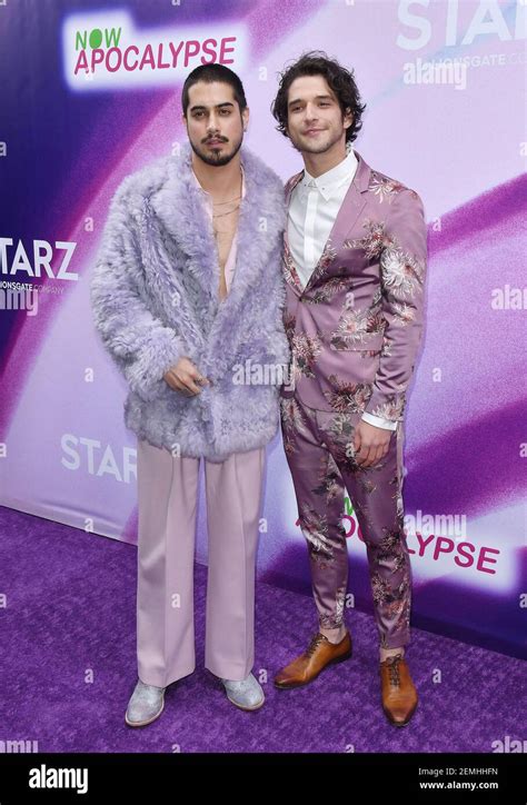 L R Avan Jogia And Tyler Posey At The Now Apocalypse Los Angeles