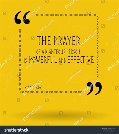 Best Bible Quotes About Power Prayer Stock Illustration 395743777