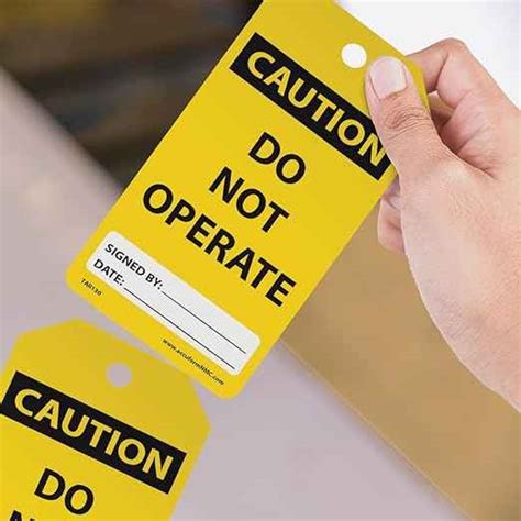 Customize Pvc Caution Design Safety Lockout Tagout Label Tag Alibaba