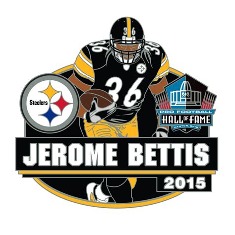 Jerome Bettis Hall of Fame Class of 2015 Action Player Pin – Pro ...