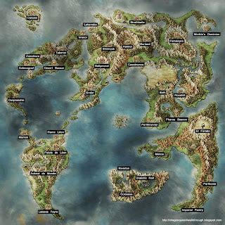 Dragon Quest IV Walkthrough: World Map