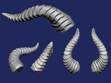 Horns Printable 3D Model 3D Printable CGTrader