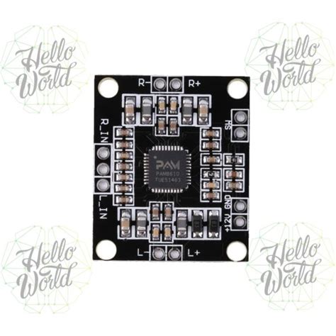 Módulo PAM 8610 – Hello World