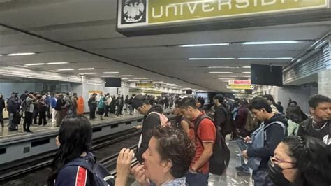 Reportan Caos En El Metro De La Cdmx La Línea 3 Con Retrasos De Hasta 20 Minutos Tribuna