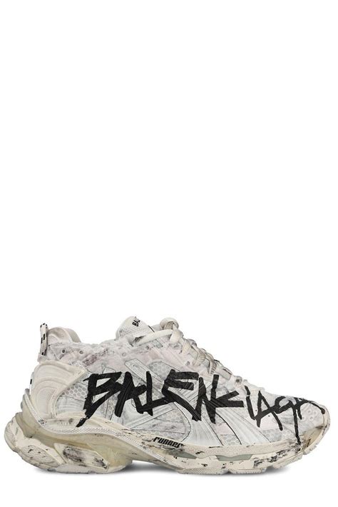 Balenciaga Runner Graffiti Sneakers In White For Men Lyst