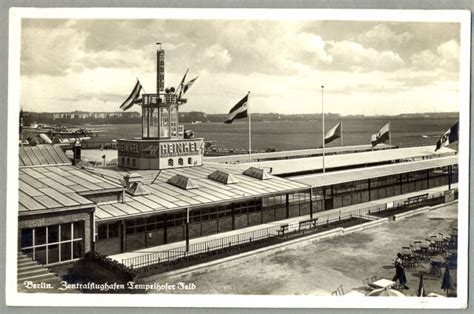 1941 Germany Berlin Airdrome Airport Central Tempelhof Vintage Photo