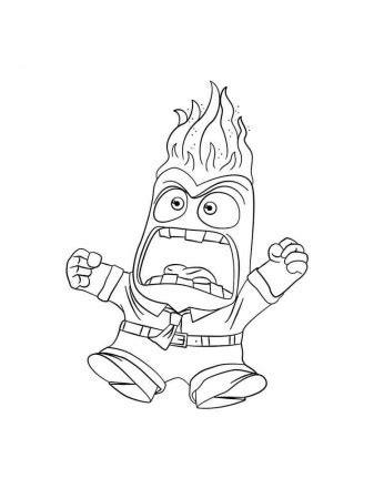 Best Ideas For Coloring Anger Inside Out Coloring Page The Best Porn