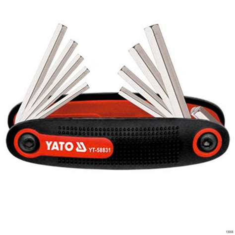 Yato Folding Hex Key Set Veligaa Hardware