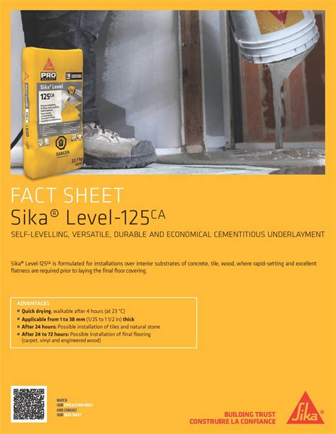 Sika Self Leveler 50 Lb Powder Indoor Self Leveling