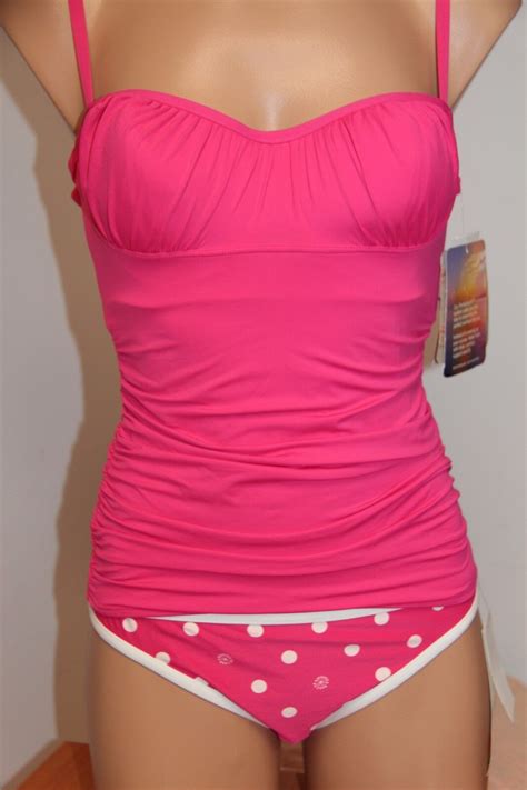 Nwt Coco Rave Swimsuit Tankini Pc Set Size S D Cup S U Wire