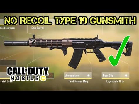 Best No Recoil Type Gunsmith Gameplay In Cod Mobile Call Of Duty