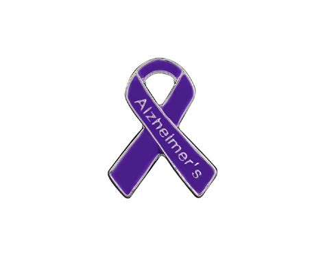 Alzheimer's Awareness Purple Ribbon Pins in Bulk Packs for Fundraising ...