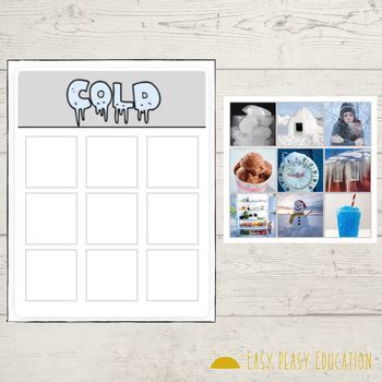 Hot Or Cold Activity Sorting Mats Clip Cards Special Education