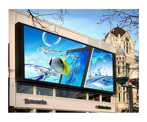 Outdoor P10 Fixed Giant LED Display Screen High Brightness Advertising