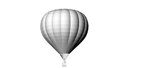 Hot Air Balloon Free D Model Cgtrader