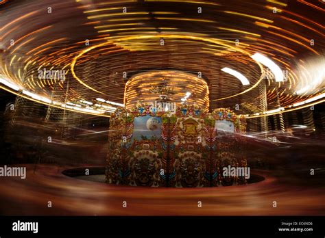 Merry go round night hi-res stock photography and images - Alamy