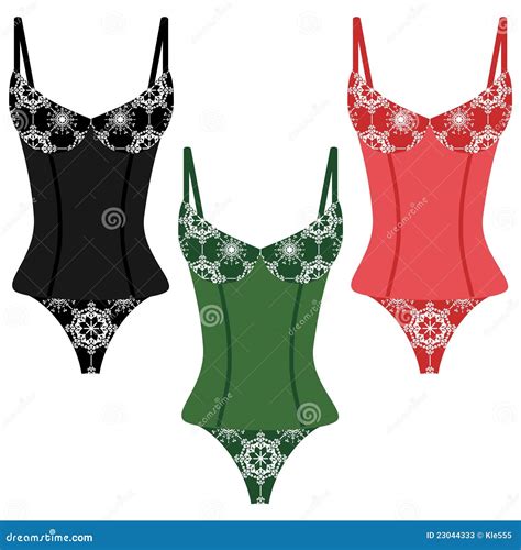 Lingerie Op Witte Achtergrond Vector Illustratie Illustration Of Manier Illustratie