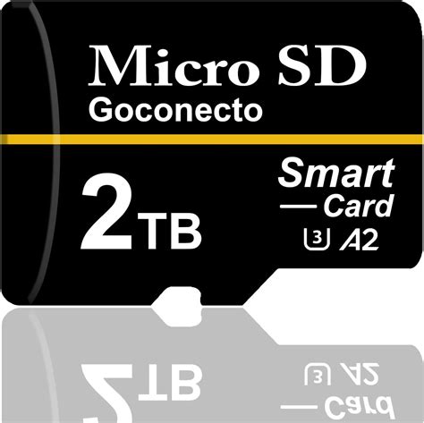 Amazon | 2TB Micro SD XCメモリーカード + 2000GB SD Proアダプター。 | Goconecto ...