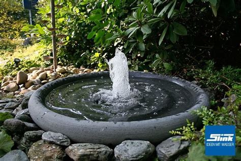 Springbrunnen Font Nenschale Solo Gartenbrunnen Wasserbecken Und