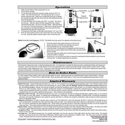 Bulldog Trailer Jack Parts Diagram - Drivenheisenberg