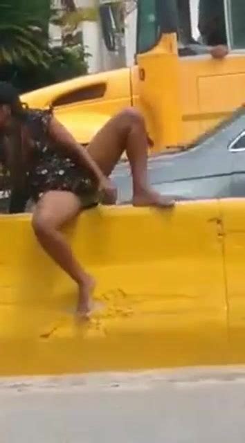 Wf Digging In Her Pussy With A Bottle On The Street Thisvid