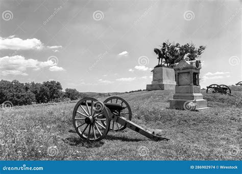 Civil War Battlefield Gettysburg Pennsylvania Editorial Stock Image ...