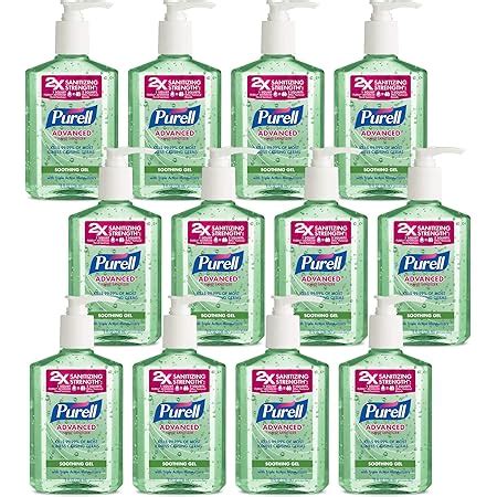 Amazon Purell Advanced Hand Sanitizer Soothing Gel Fresh Scent