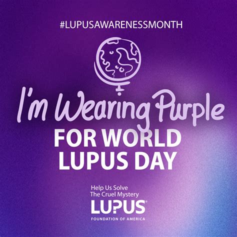 Put On Purple For World Lupus Day On May 10 Georgia Lupus